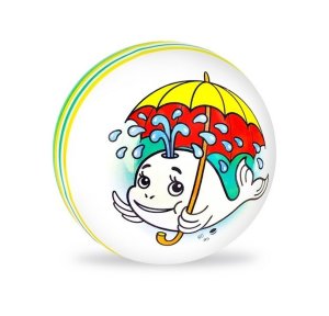 Мяч 150мм Китенок под зонтиком Р1-150