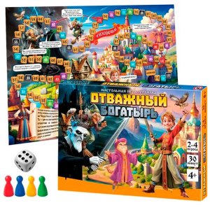 Игра наст ходилка Отважный богатырь 03203
