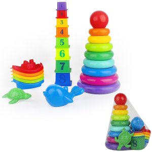 Игровой набор подарочный Черепашка 9 предметов в сетке У1168