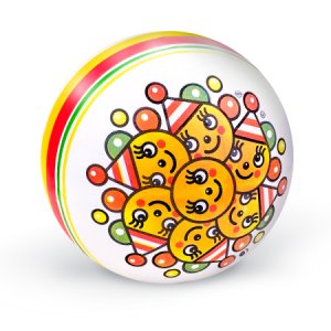 Мяч д 200мм Смайлики Р1-200