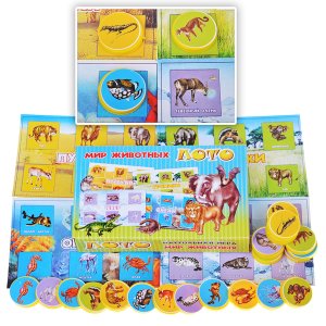 Лото МИР ЖИВОТНЫХ 