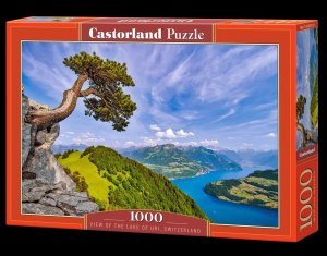 Паззл 1000 Castor Вид на озеро Ури Швейцария C-105311
