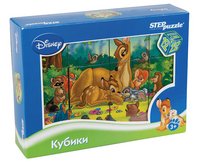 Кубики 12 Бемби 87161