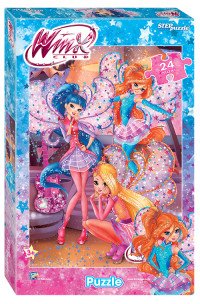 Паззл   24 Степ МАХI Winx Rainbow 90015