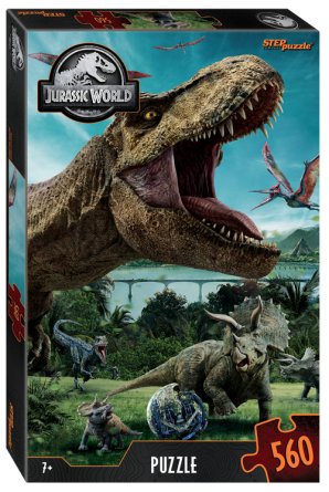 Паззл  560 Степ Парк юрского периода 97100