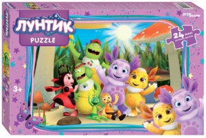 Паззл   24 Степ МАХI Лунтик 90089