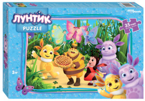 Паззл   35 Степ MAXI Лунтик 91266