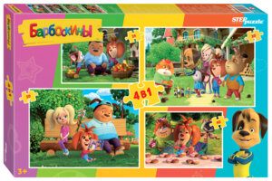 Паззл 4в1 Степ Барбоскины 92313