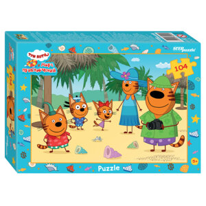 Паззл  104 Степ Три кота 82240