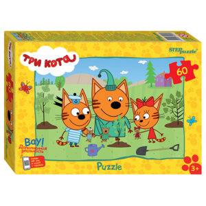 Паззл   60 Степ Три кота 81247