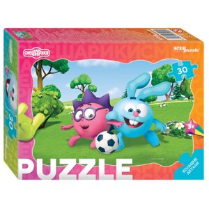 Паззл   30 Степ Смешарики Контурный Макси 64006