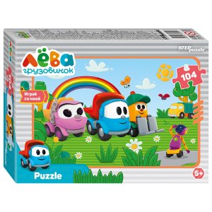 Паззл  104 Степ Грузовичок Лева Друзья 82259