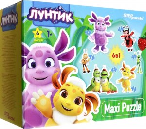 Паззл   6 в 1 Степ Лунтик 68000
