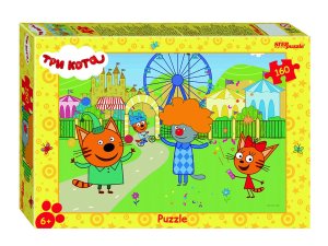 Паззл  160 Степ Три кота Новые истории 94176