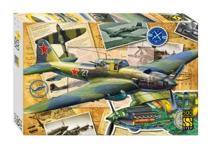 Паззл  500 Степ Самолет Ил-2 91068