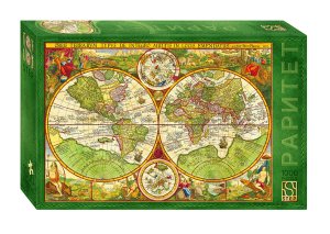 Паззл 1000 Степ Карта мира Планциуса 1594 79256