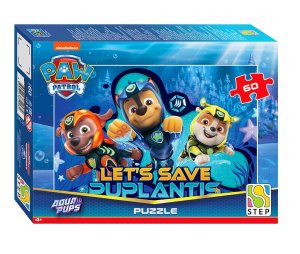 Паззл  60 Щенячий патруль Аква Никелодеон 81248