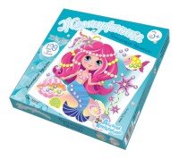 Аппликация бусинами Жемчужин Маленькая русалка 01975