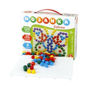 Мозаика 120 эл Бабочка d15 02207