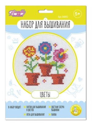 Набор Вышивка Цветы 04892 
