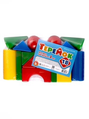 Конструктор выдув Теремок 18 эл 00881