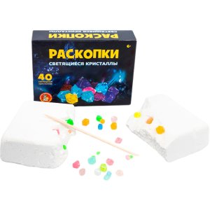 Раскопки Светящиеся кристаллы 40 кристаллов 05544
