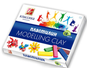 Пластилин 18цв Классика 360г 1330-08