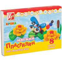 Пластилин  8цв мягкий Кроха 25С 1551-08