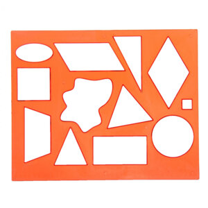 Трафарет геометрические фигуры №2 пластик 12С 837-08