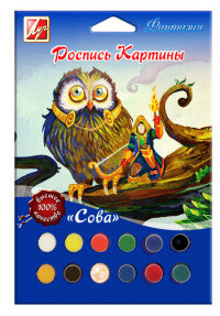 Набор для росписи картины Сова