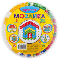 Мозаика круглая 200 шт М-1040