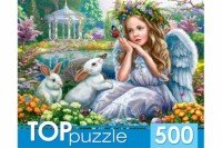 Паззл  500 Ангелочек и кролики ХТП500-4238 