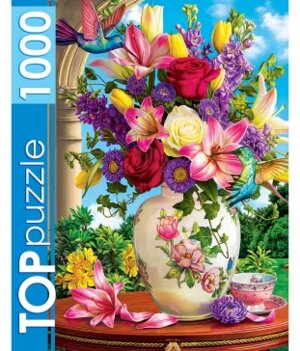 Паззл 1000 Летний букет и колибри ХТП1000-2172 