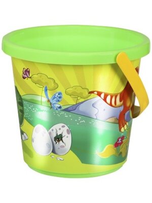 Ведро №8 Динозавры с блест картинкой 0,85л ИП-0808