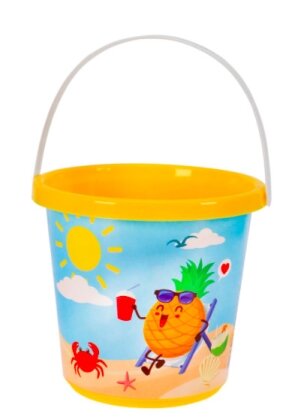 Ведро №8 Веселые фрукты с картинкой 0,85л ИП-0787