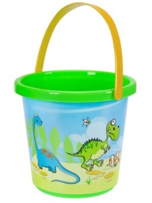 Ведро №8 Динозаврики с картинкой 0,85л ИП-0790