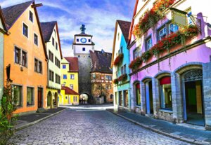 Алмазная мозаика ЯРКИЙ ГОРОД блест 30х40 см без подр с полн заполн 32цв Арт WFS017