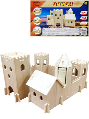Сборная модель из дерева Замок СМ-4717-А4