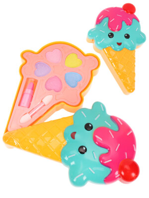 Набор детской косметики РОЖОК Сухие тени помада апплик в блистере КС-4349