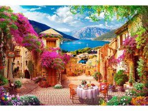 Алмаз мозаика 30х40 см c подр с полн заполн 30 цв Цветочная улица НД-0354