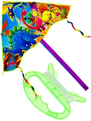 Воздушный змей Динозавры 90*50см пакет ИК-1163