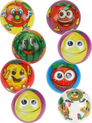 Мяч мягкий Фруктики 6,3 см ММ-9819