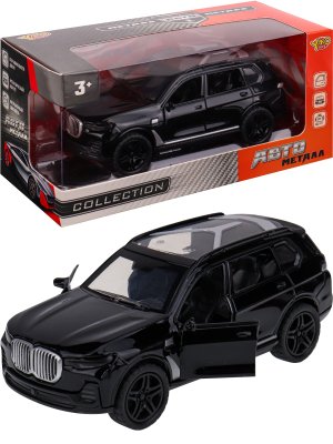 Машинка металл 12,2х5,3х4,9 см 3 открывающиеся дверцы микс в коробке M1523-5A-2