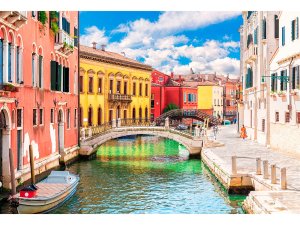 Алмазная мозаика 30х40 см с подр полн заполн Каналы Венеции НД-0353