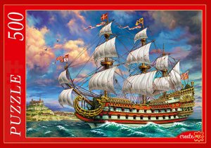 Паззл  500 СТАРИННЫЙ ПАРУСНИК Ф500-5144