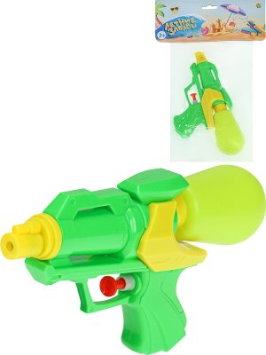 Водный пистолет 180мм 100мл дальность стрельбы 6м в пакете микс ИК-0443