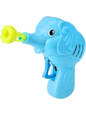 Механический пистолет мыльных пузырей 12.5х5х15см с раствором объем 50мл Y15737006