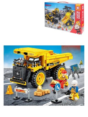 Конструктор пластиковый Самосвал 349 дет 712040SM