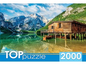 Паззл 2000 Италия Летнее озеро Брайес ГИТП2000-4848