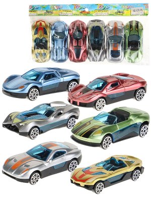 Машинка 6 шт в наборе микс 2440061